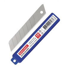 Лезвия для ножей 18 мм КОМПЛЕКТ 10шт толщина лезвия 0,5мм в пластиковом пенале STAFF Basic