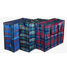 Сумка баул 40*35*20 тканевая Шотландка