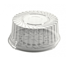 Контейнер для торта ПР-Т-280 D-280 Н-105 Дно+Крышка