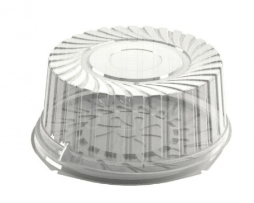 Контейнер для торта ПР-Т-280 D-280 Н-105 Дно+Крышка