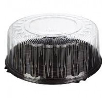 Контейнер для торта УК-290Н ДНО+КРЫШКА корич.