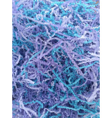 Бумажный наполнитель 50гр цветной микс Синий