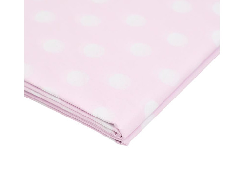 Бумага тишью 50*66см Розовая в белый горох 10шт