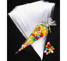 Пакет БОПП конус (Морковка) 180*370мм 30мкм (уп 100)