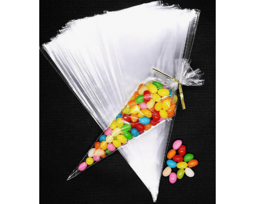 Пакет БОПП конус (Морковка) 180*370мм 30мкм (уп 100)