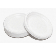 Тарелка пластиковая 205мм Чайковский белая 50шт