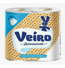 Бумага туалетная Veiro 2-х слойная уп 4шт в ассортименте
