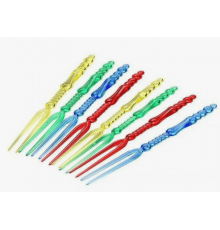 Пика для канапе 11см Вилочки цвет ассорти 20шт в упак