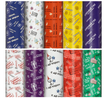 Бумага упаковочная 70*100см Золотая сказка Funny Notes ассорти