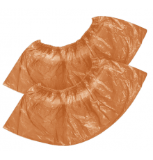 Бахилы ПЭ Стандарт коричневые 14*40 30мкм (уп50шт/кор2500шт)