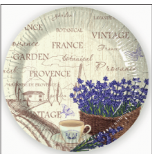 Набор посуды "Прованс" (стакан 250мл 6шт+тарелка 230мм 6шт)