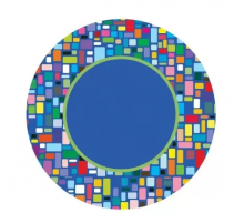 Набор посуды "Мозайка" (стакан 250мл 6шт+тарелка 230мм 6шт)