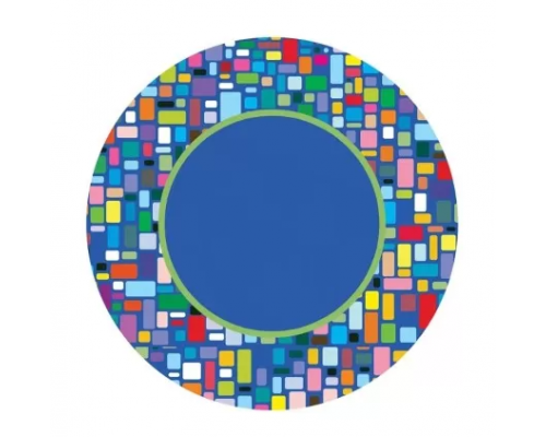 Набор посуды "Мозайка" (стакан 250мл 6шт+тарелка 230мм 6шт)