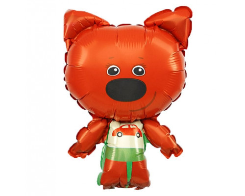 Шар фольгированный 15"/38см Ми-ми-мишки Лисичка мини