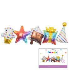 Шар фольгированный 42"/106см Гирлянда на День Рождения в упаковке