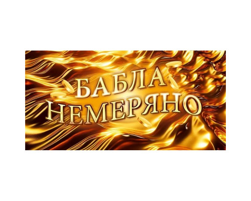 Конверт для денег 160*80мм Бабла немеряно